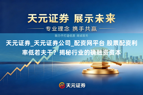 天元证券_天元证券公司_配资网平台 股票配资利率低若夫干？揭秘行业的确融资资本